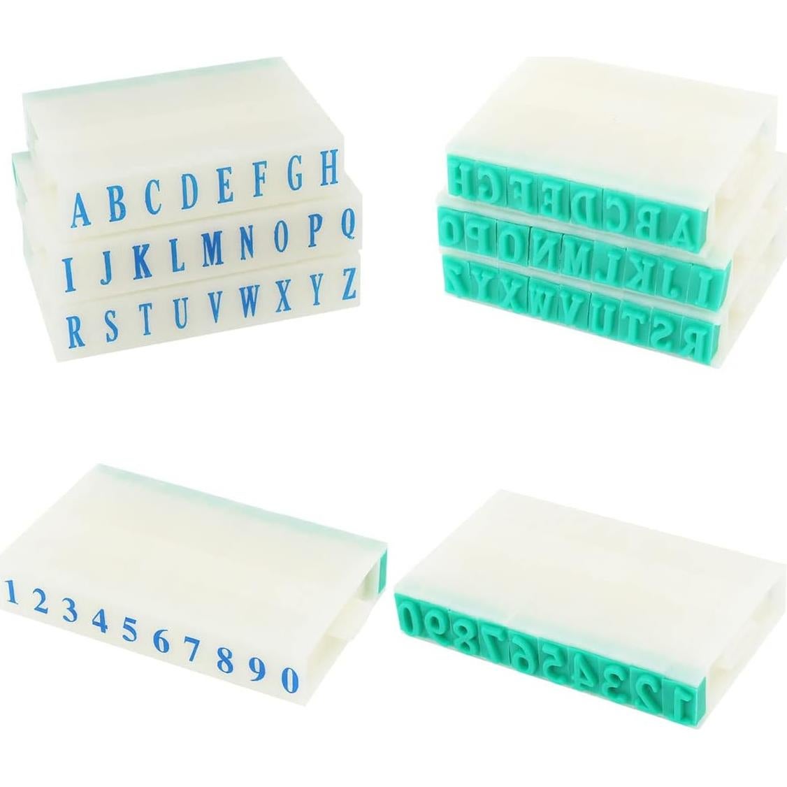 Conjunto de Sellos de Letras y Números ITROLLE A-Z 0-9