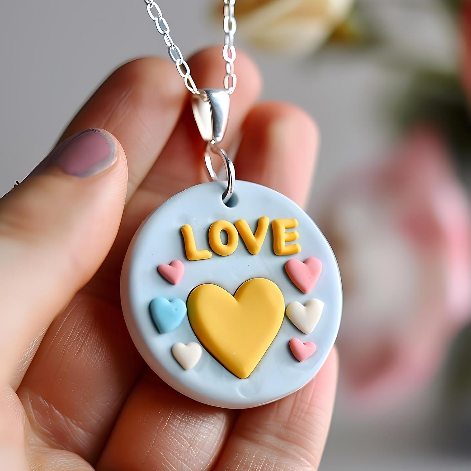 Sellos de Letras y Números para Arcilla DIYOOHOMY - 100 Piezas