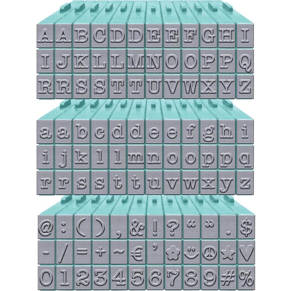 Conjunto de 108 Sellos de Máquina de Escribir PEGZ - Hecho en EE. UU.