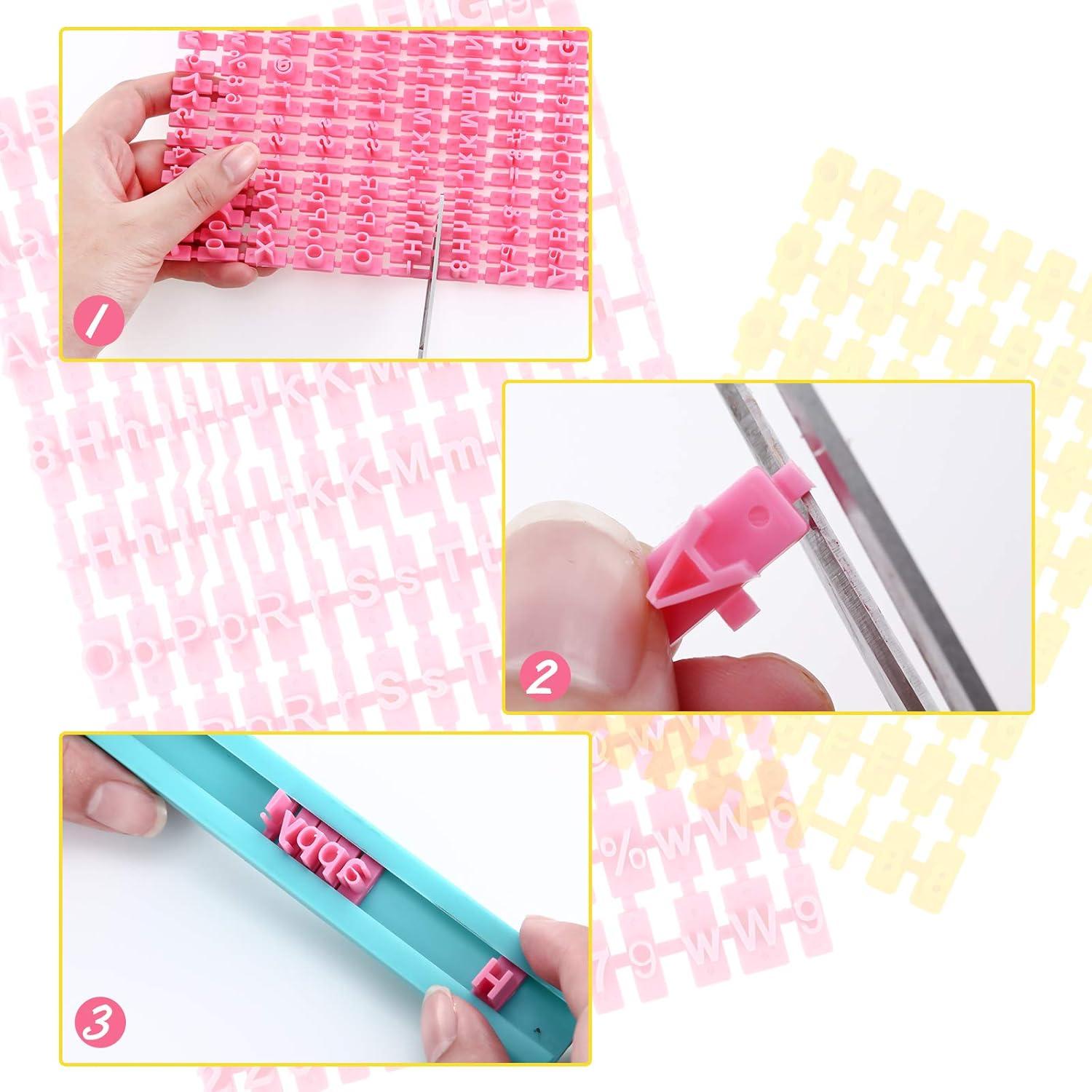 Set de Sellos de Galleta Patelai 225 Piezas Letras y Números