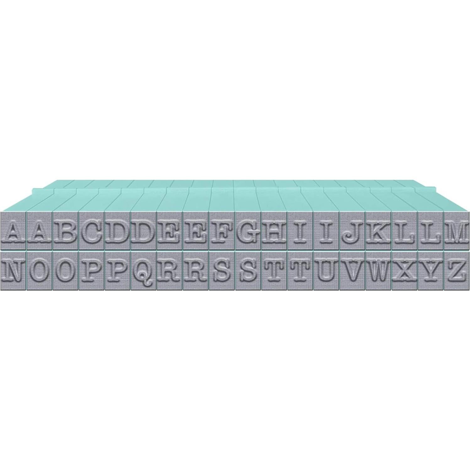 Set de Sellos de Alfabeto Contact USA 36 Piezas 4.76 mm