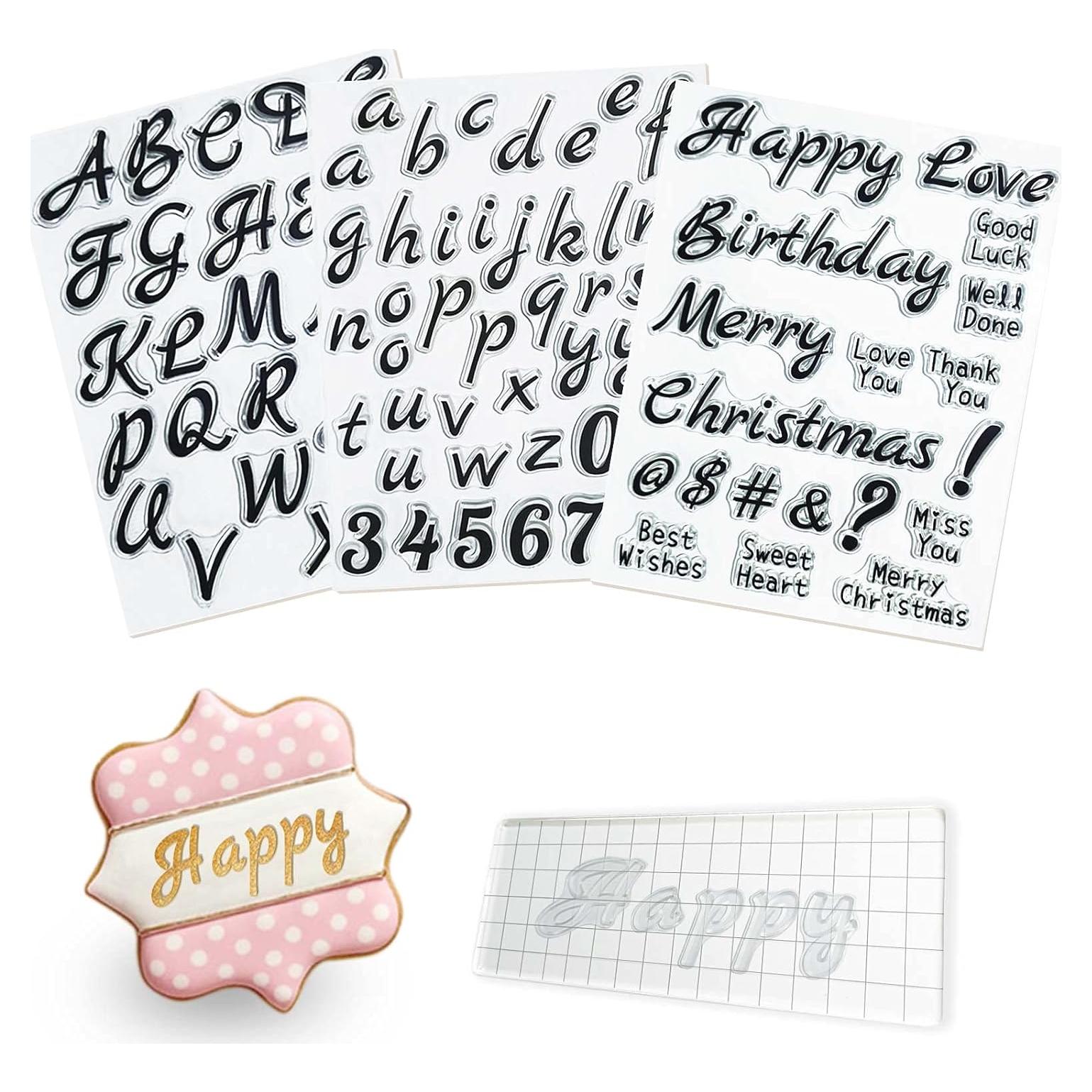 Set de 4 Sellos de Fondant JekiiNova para Galletas y Pasteles