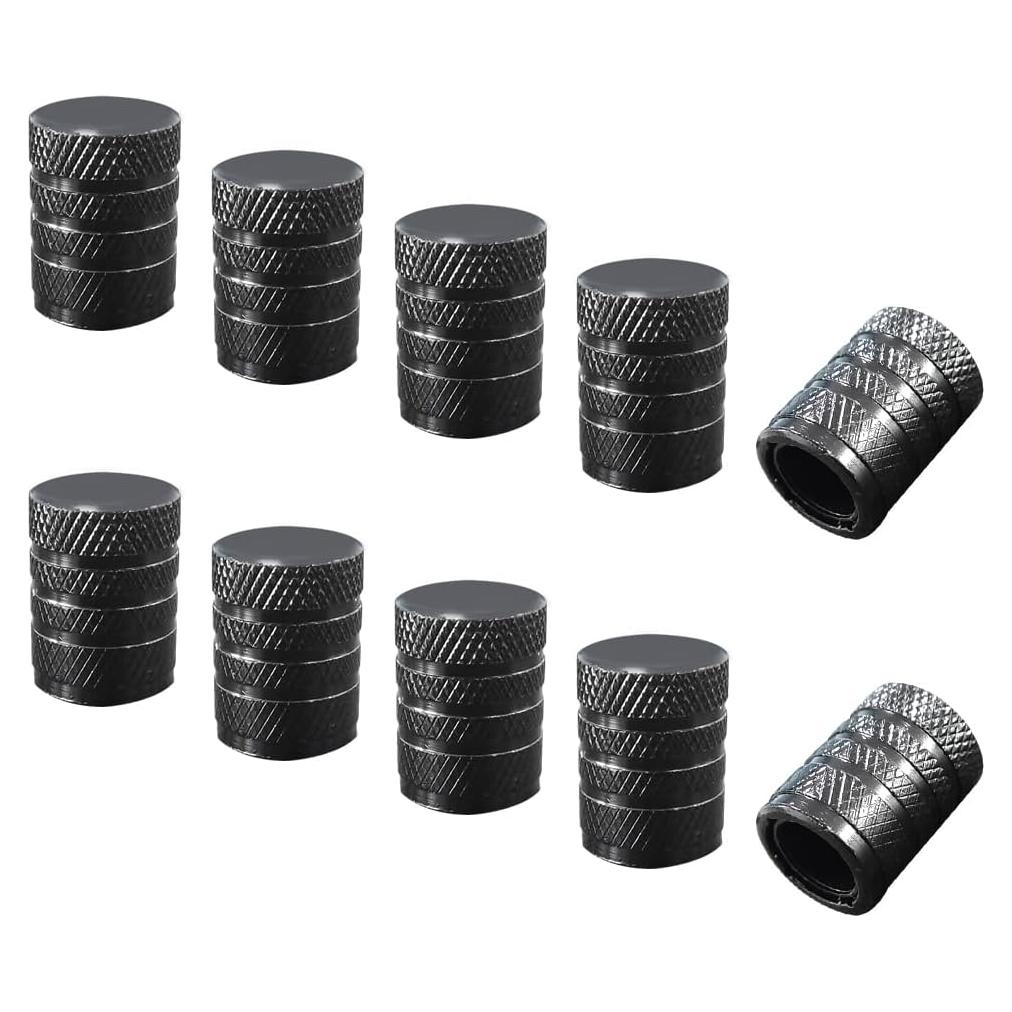 Ziciner 10 Tapones de Válvula de Neumático de Aluminio