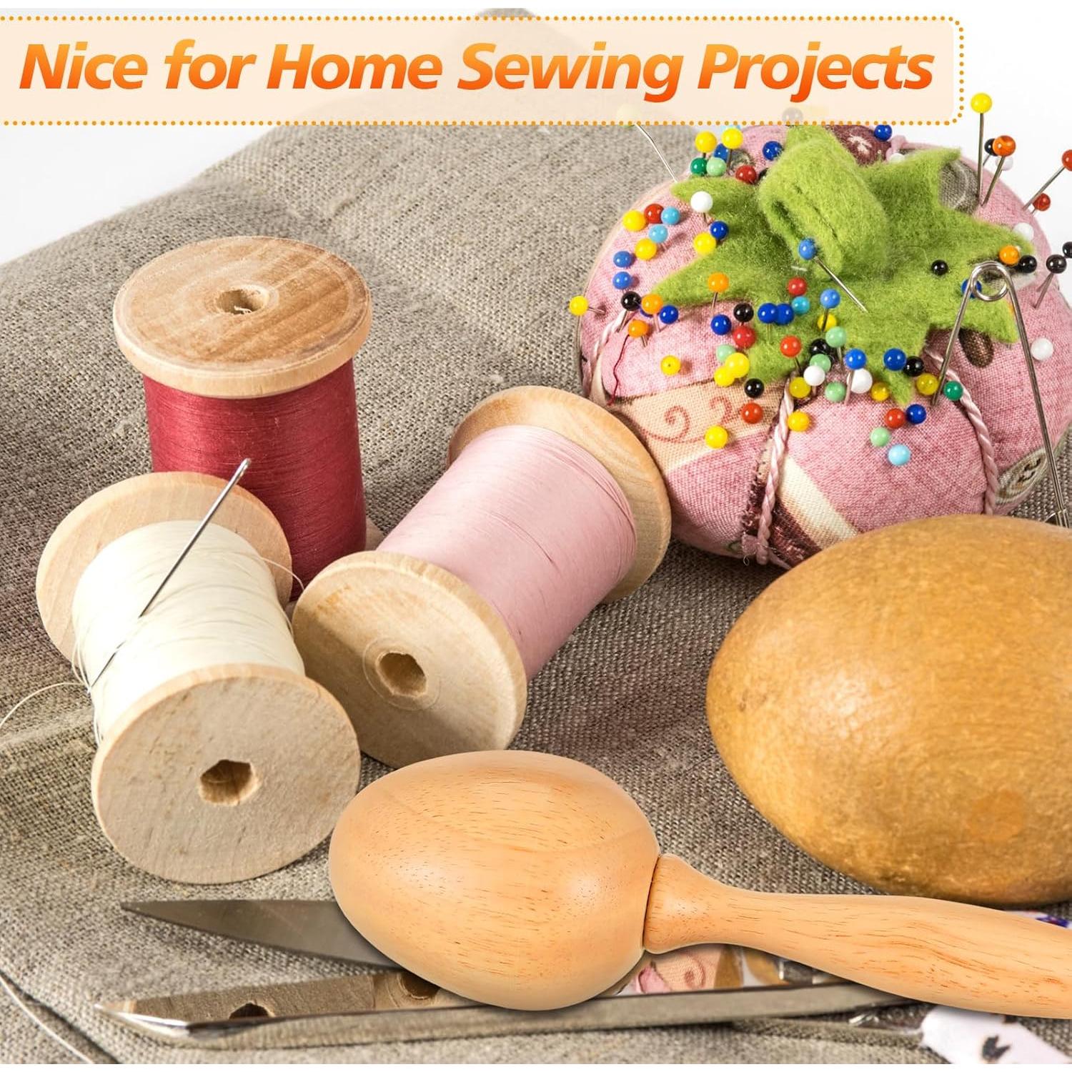 Kit de Remendado Crowye - Huevo y Agujas de Madera DIY