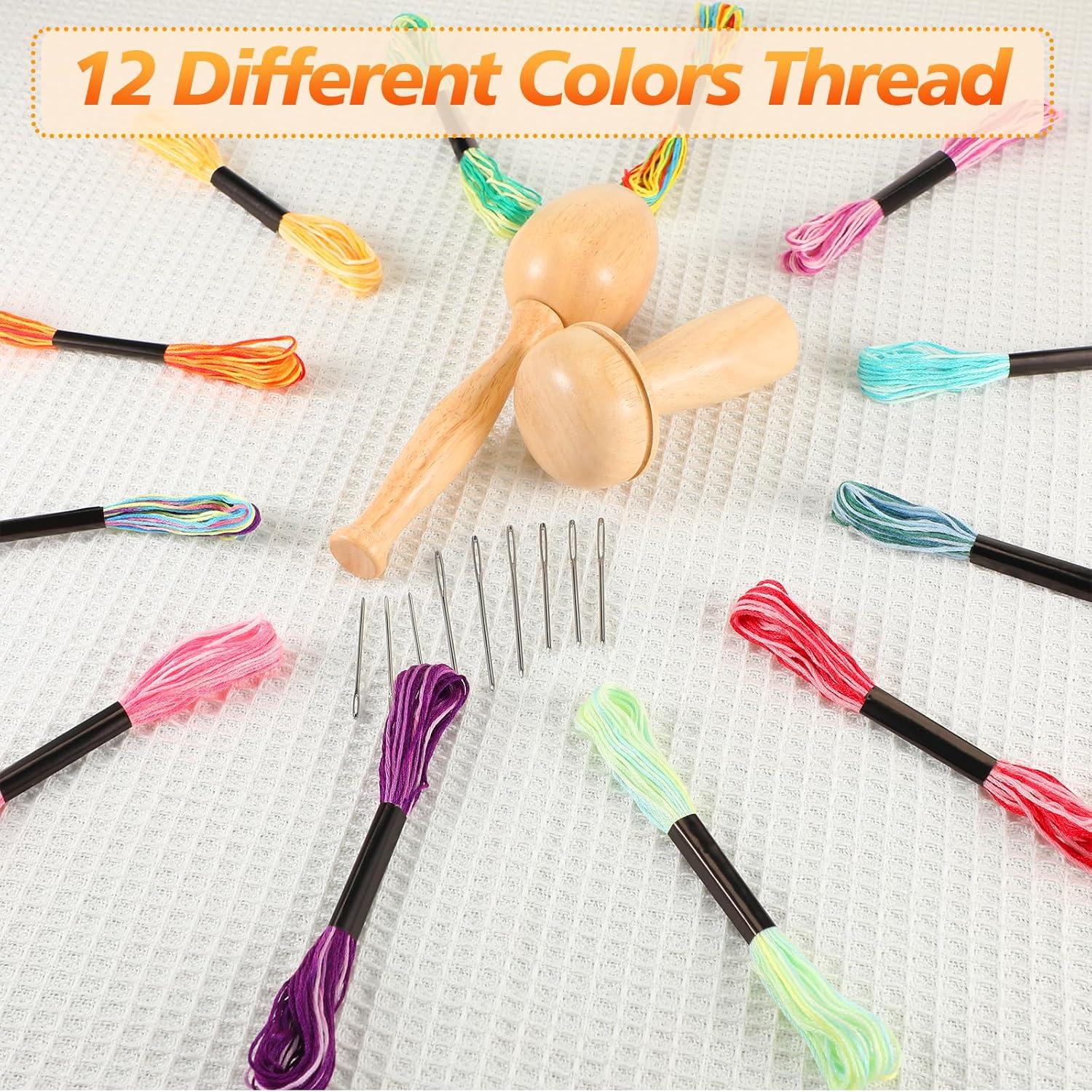 Kit de Remendado Crowye - Huevo y Agujas de Madera DIY