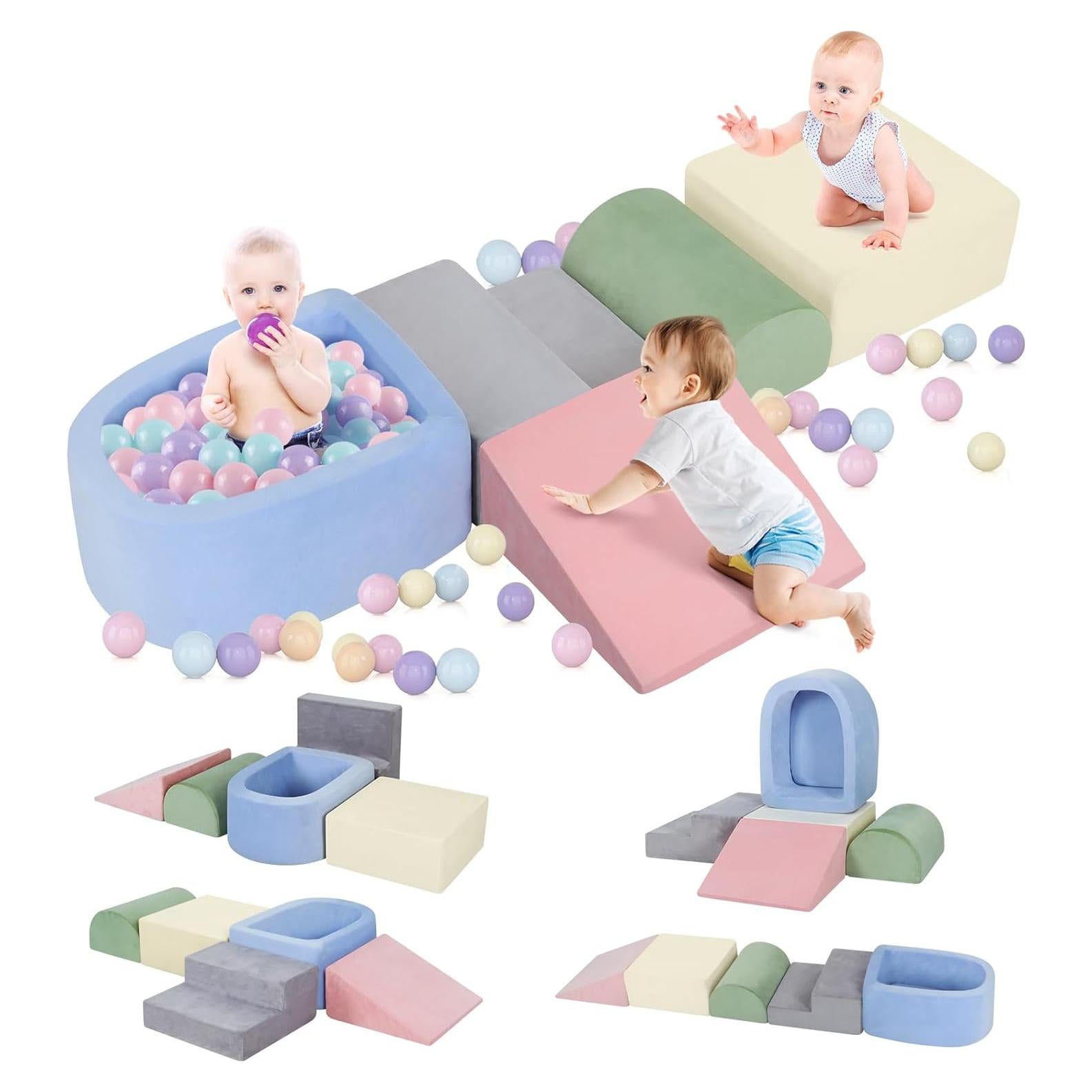 Bloques de Escalada de Espuma Whiffee para Niños 1-3 Años