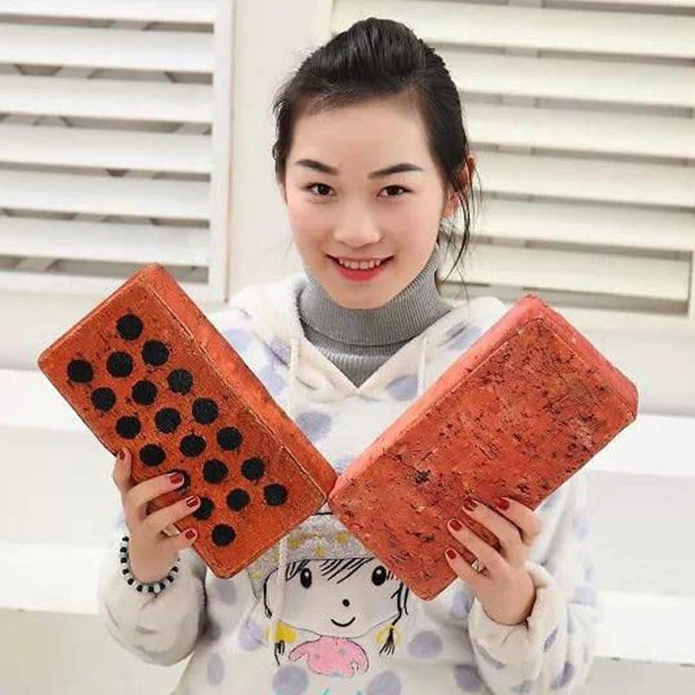 Ladrillos de Espuma Rojos SAFIGLE 2 Pcs 25x12x35 cm