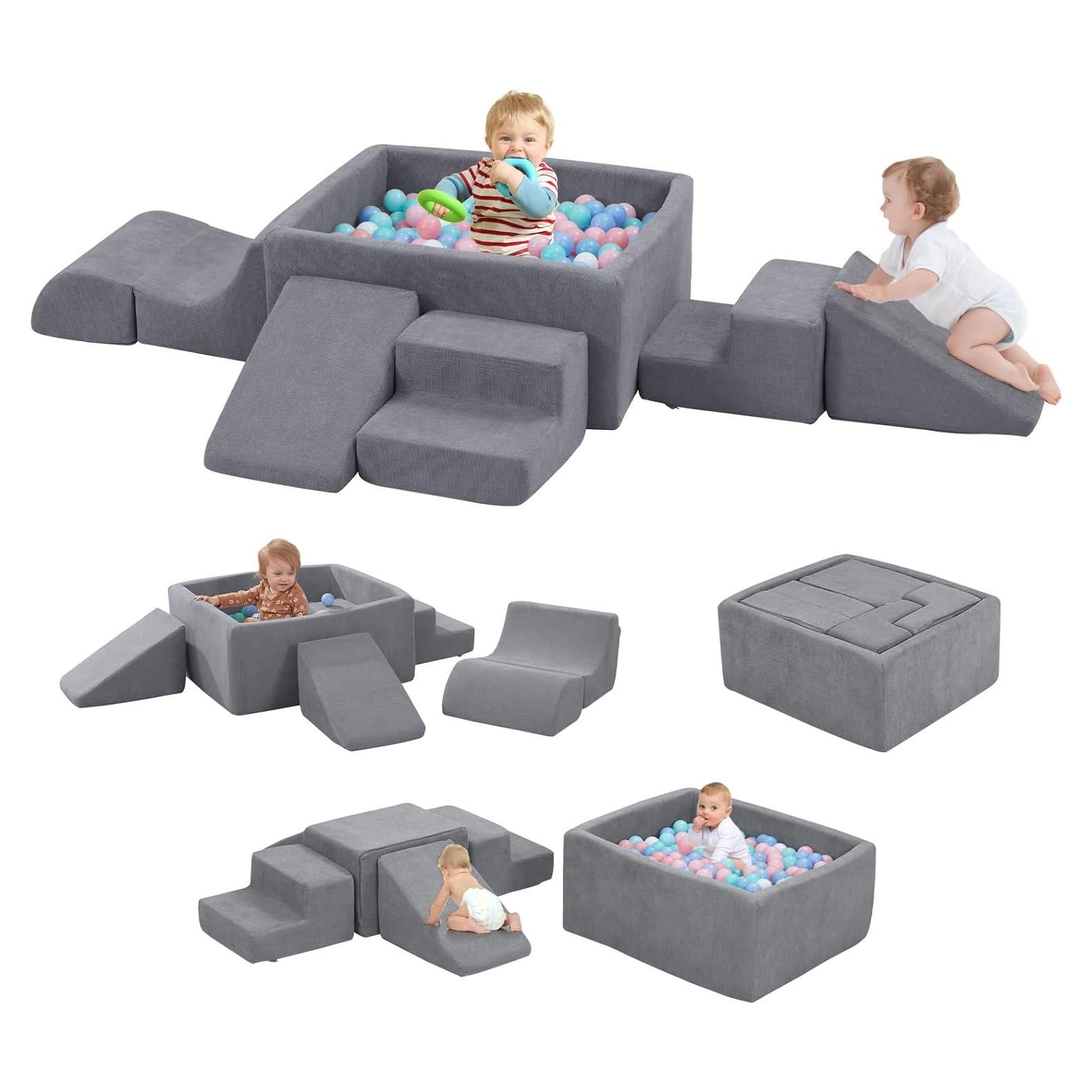 Conjunto de Juguetes de Escalada de Espuma HAHASOLE 80x70cm