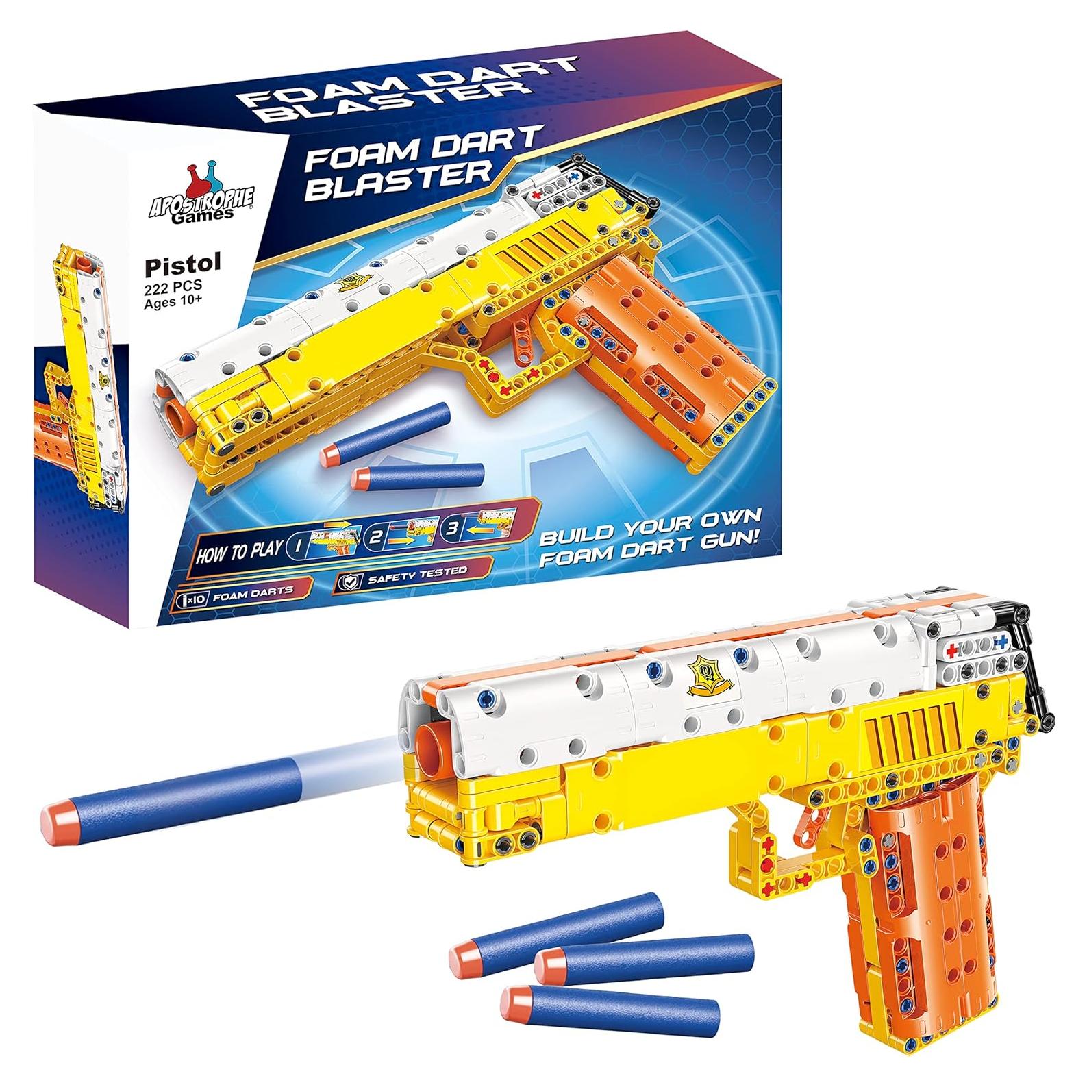 Juego de Construcción Pistola de Dardos de Espuma Apostrophe 222 Piezas
