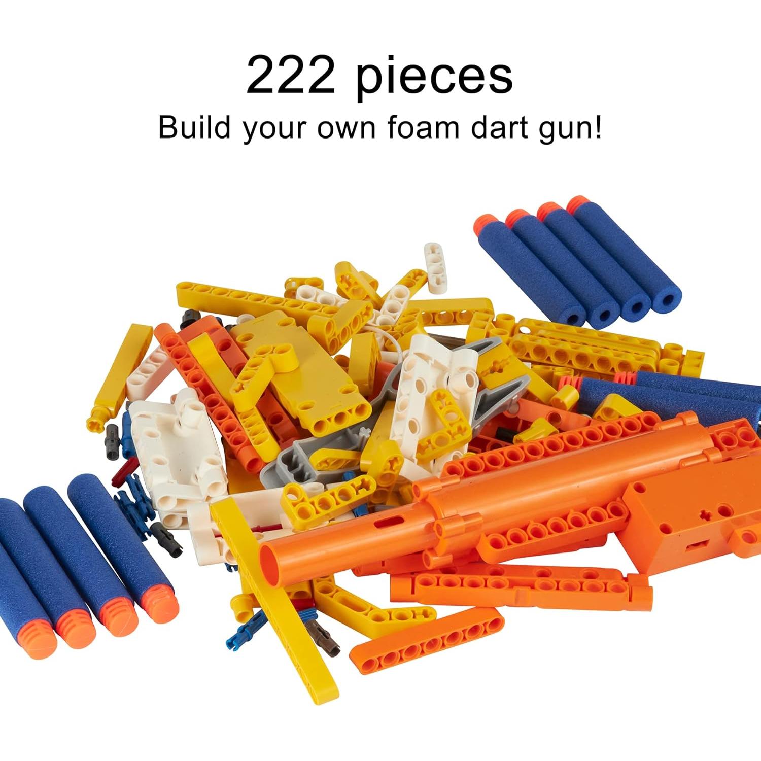 Juego de Construcción Pistola de Dardos de Espuma Apostrophe 222 Piezas