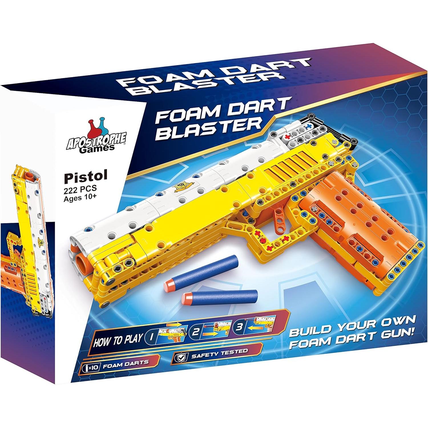 Juego de Construcción Pistola de Dardos de Espuma Apostrophe 222 Piezas