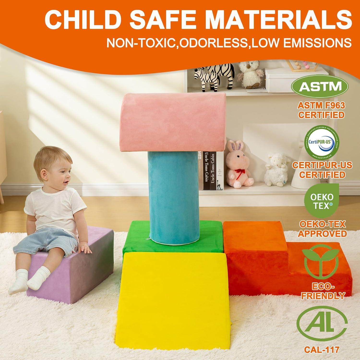 Conjunto de 6 Bloques de Escalada de Espuma Reliancer