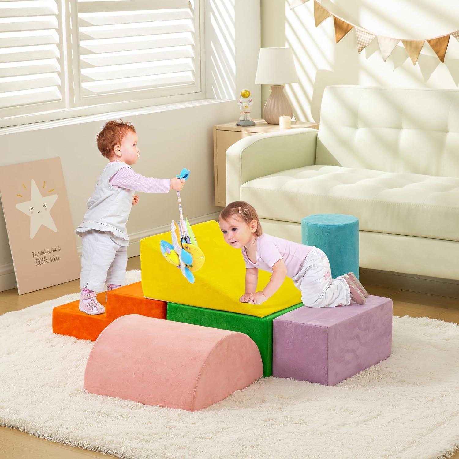 Conjunto de 6 Bloques de Escalada de Espuma Reliancer