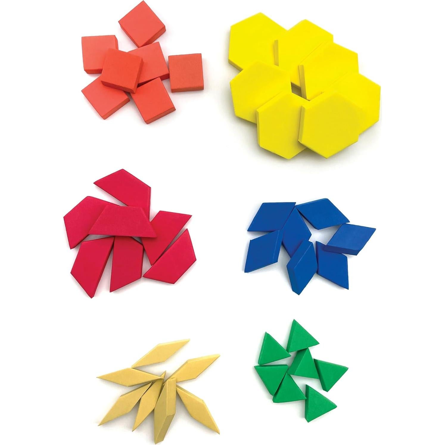 Bloques de Patrón de Espuma Recursos 20612 - 42 Piezas Multicolor