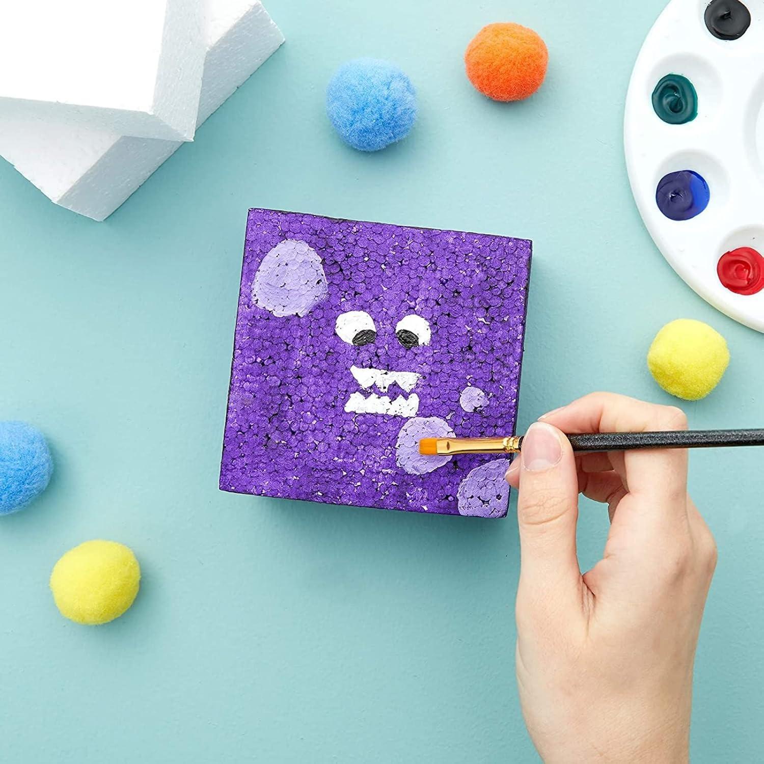 Bloques de Espuma Juvale para Manualidades 12 Piezas 10x10x5 cm