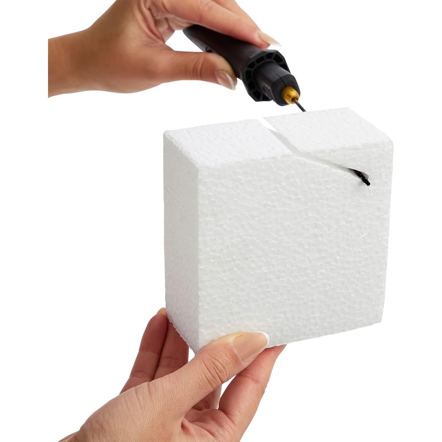 Bloques de Espuma Juvale para Manualidades 12 Piezas 10x10x5 cm