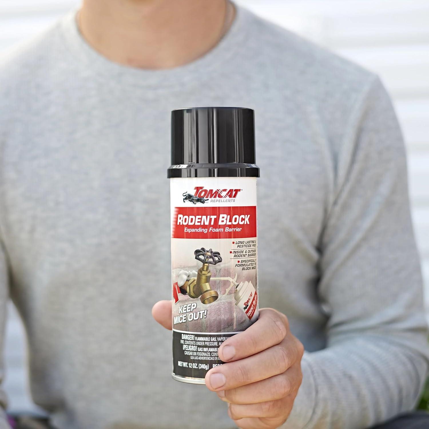 Espuma Expandible Tomcat Rodent Block 340 g - Bloqueo de Ratones