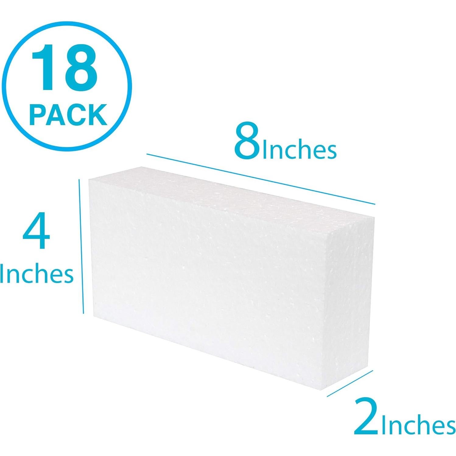 Bloques de Espuma Dura Silverlake 18 Piezas 20x10x5 cm