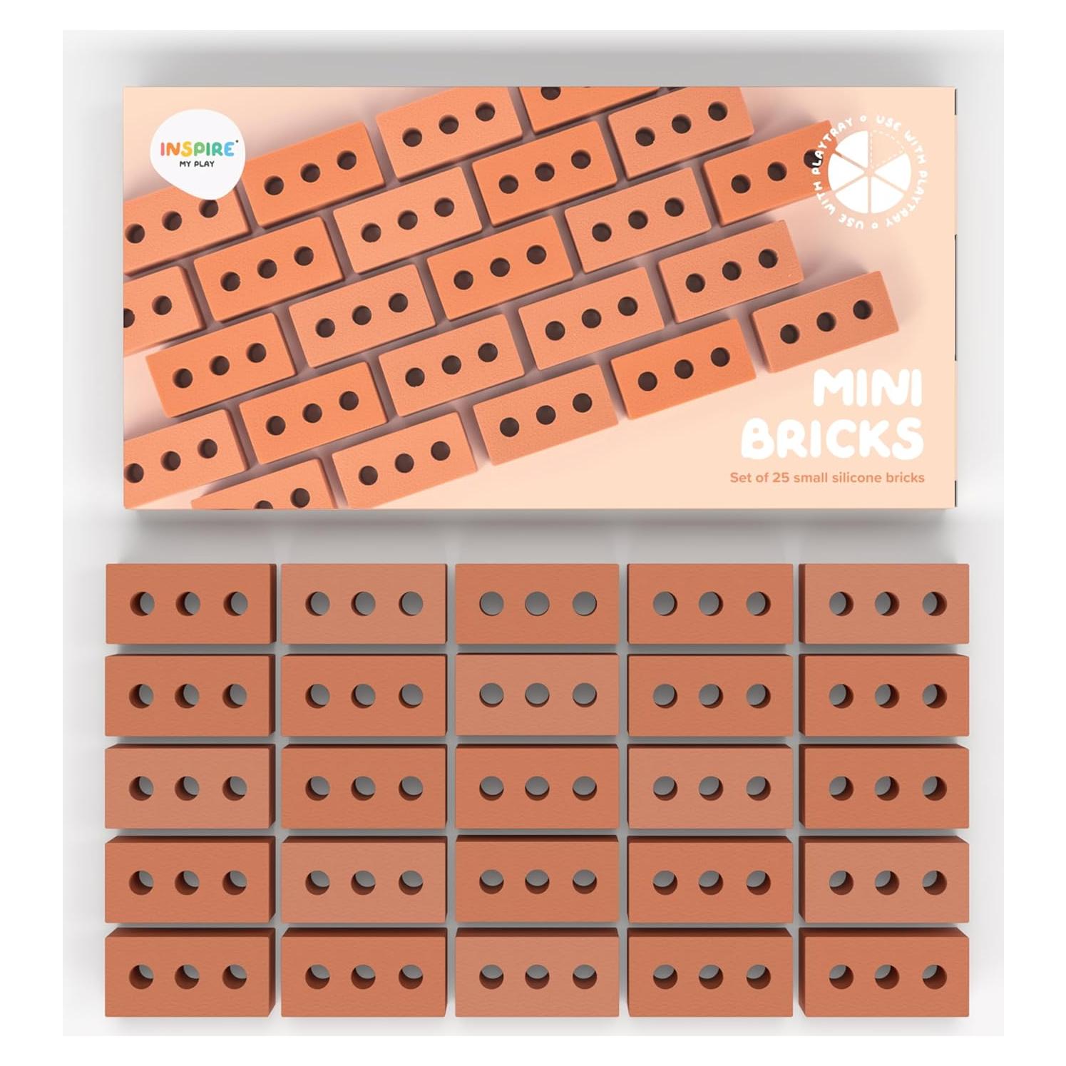 Inspire My Play 25 Ladrillos de Silicona para Niños - Juego Creativo