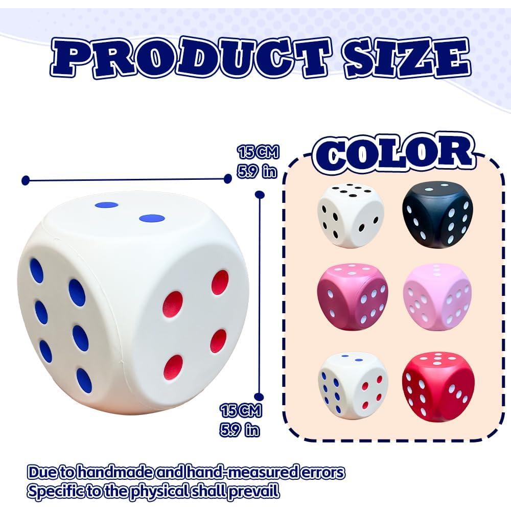 Dados de Espuma Jumbo 15cm Wenzhoulvyuan Juguete Educativo