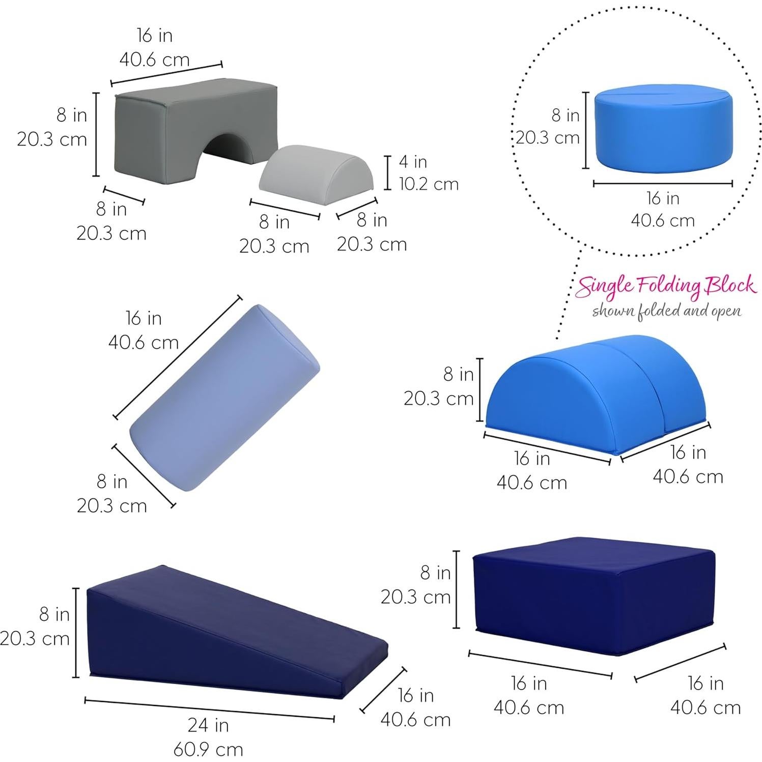 Juego Multifuncional SoftScape para Infantes 6 Piezas