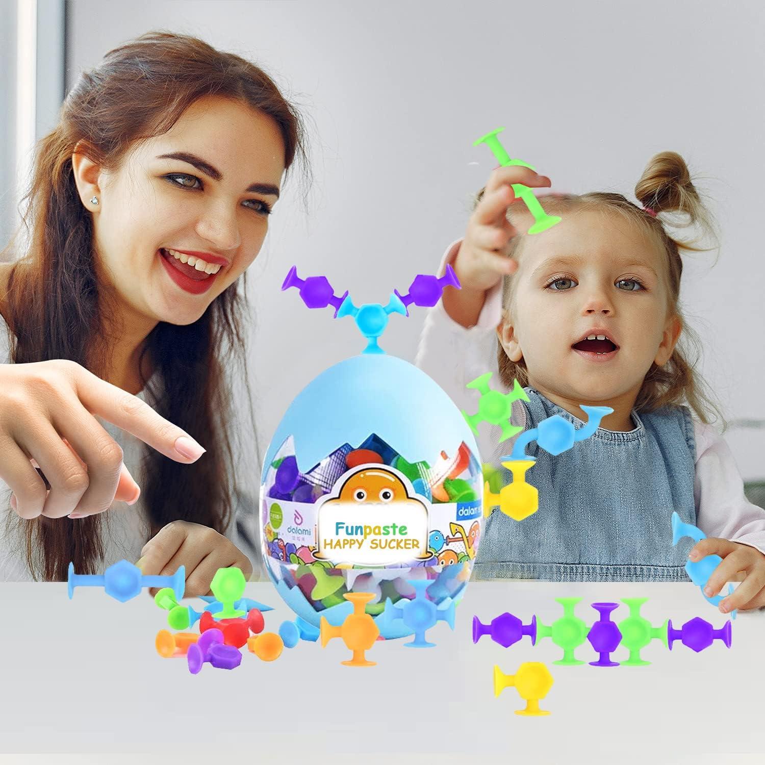 50 Juguetes de Succión Sensoriales CreateView para Niños 3+