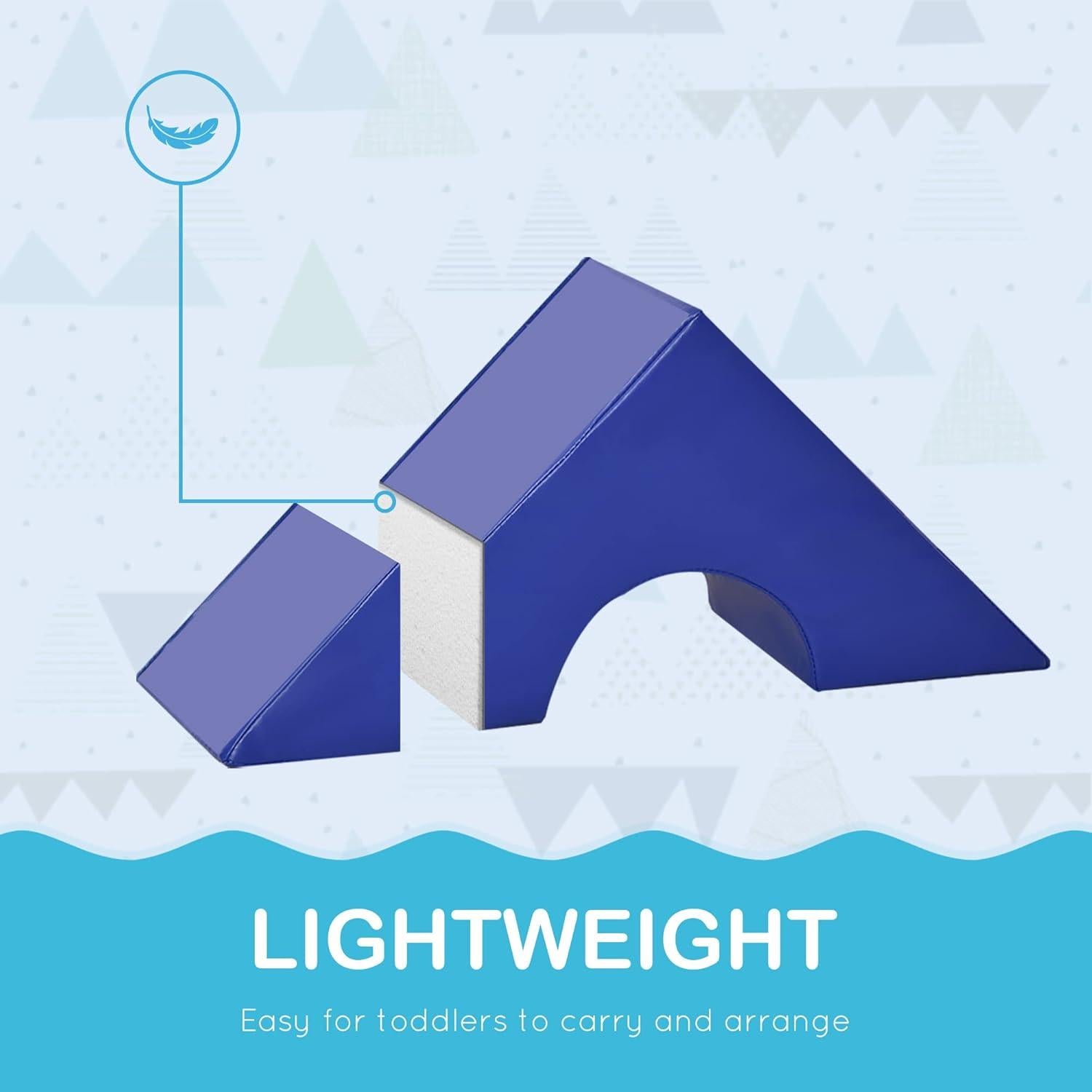 Bloques de Escalada de Espuma Soozier 11 Piezas para Niños 1-3 Años