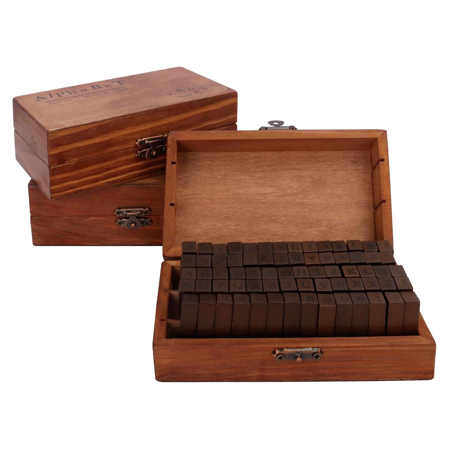 Set de Sellos de Letras y Números KUKLIPJIM - 210 Pcs