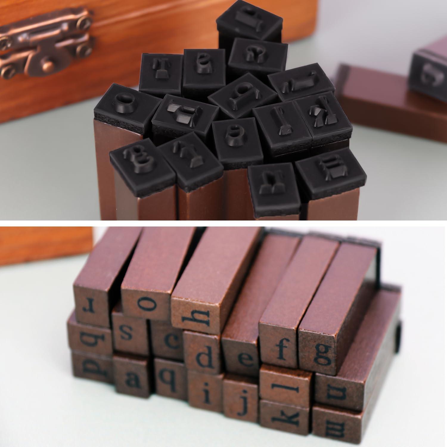 Set de Sellos de Letras y Números KUKLIPJIM - 210 Pcs