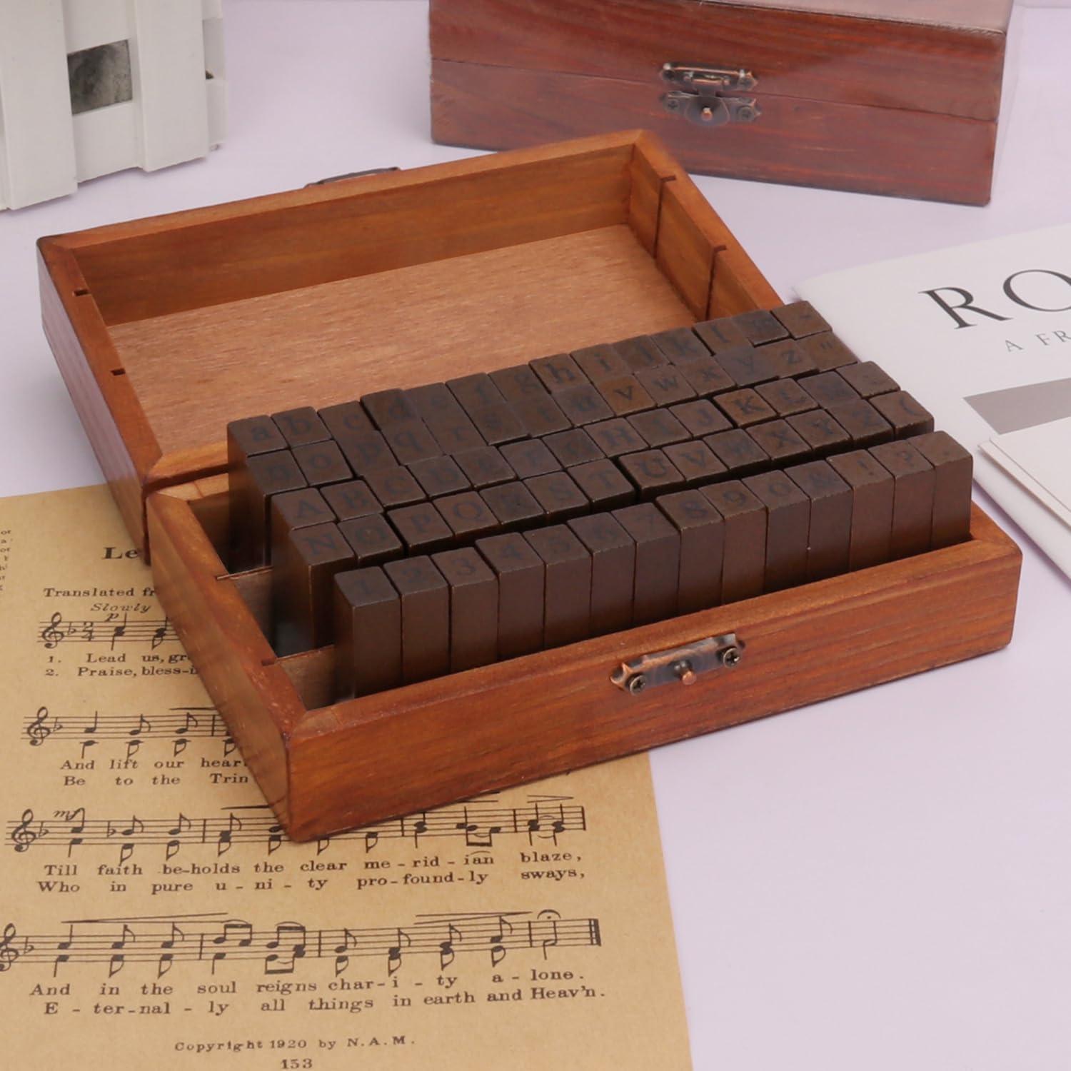 Set de Sellos de Letras y Números KUKLIPJIM - 210 Pcs