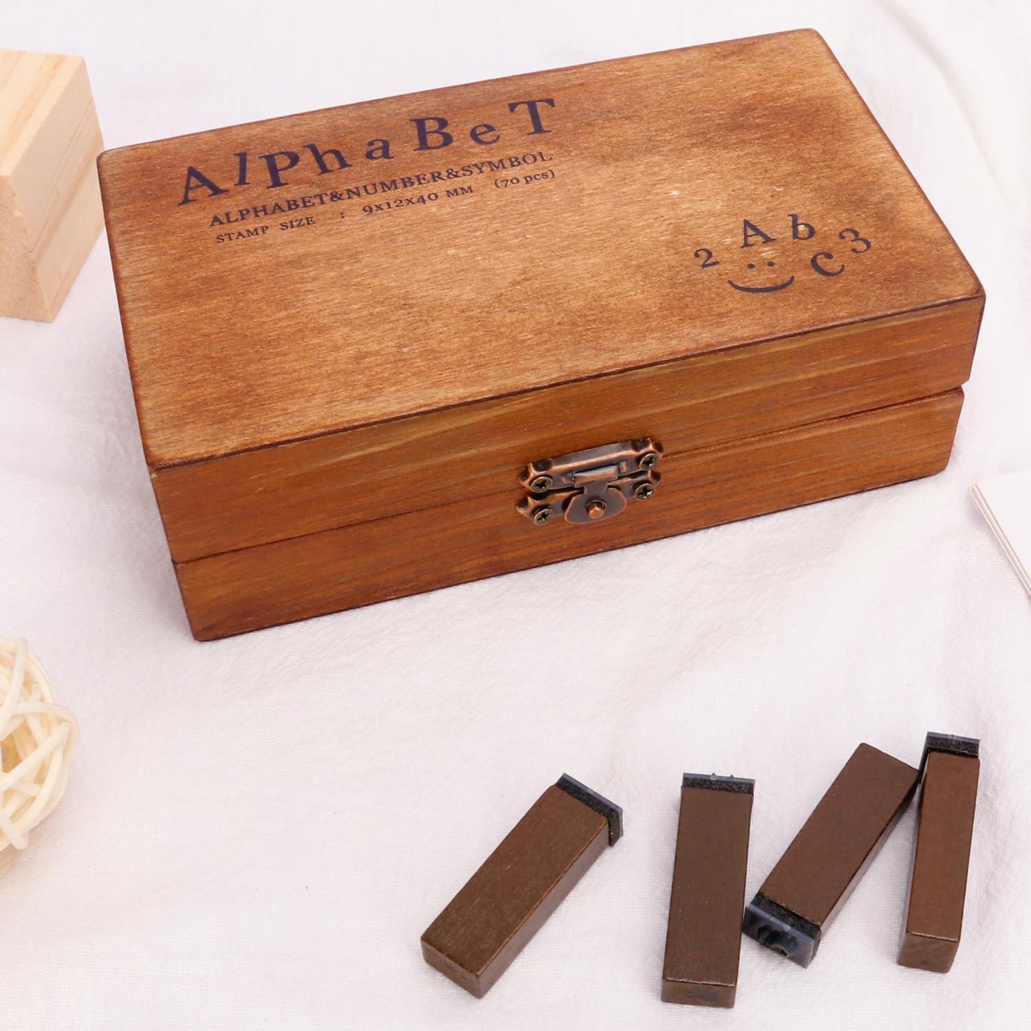 Set de Sellos de Letras y Números KUKLIPJIM - 210 Pcs