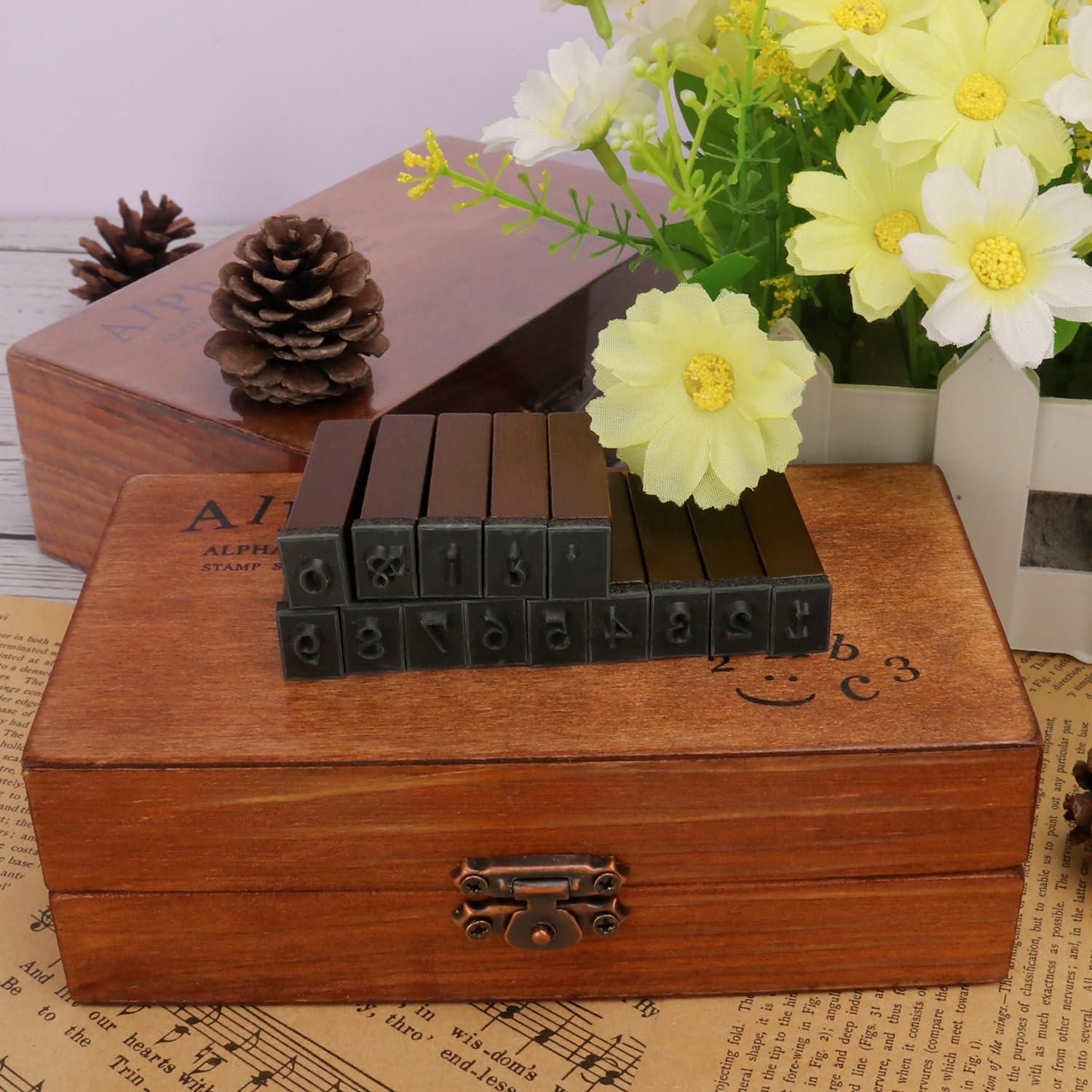 Set de Sellos de Letras y Números KUKLIPJIM - 210 Pcs