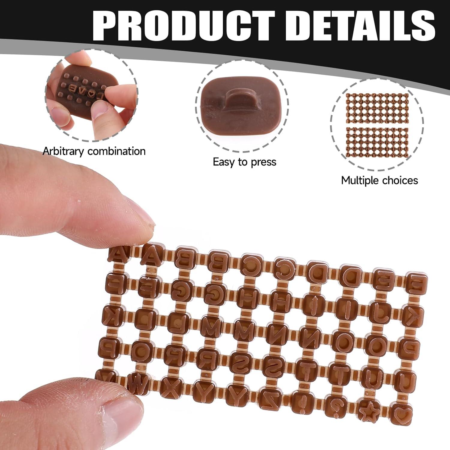 Juego de Sellos de Letras y Números Xthrotsenk 3 Piezas