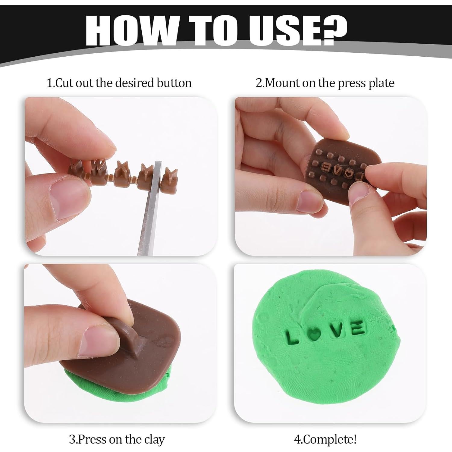 Juego de Sellos de Letras y Números Xthrotsenk 3 Piezas