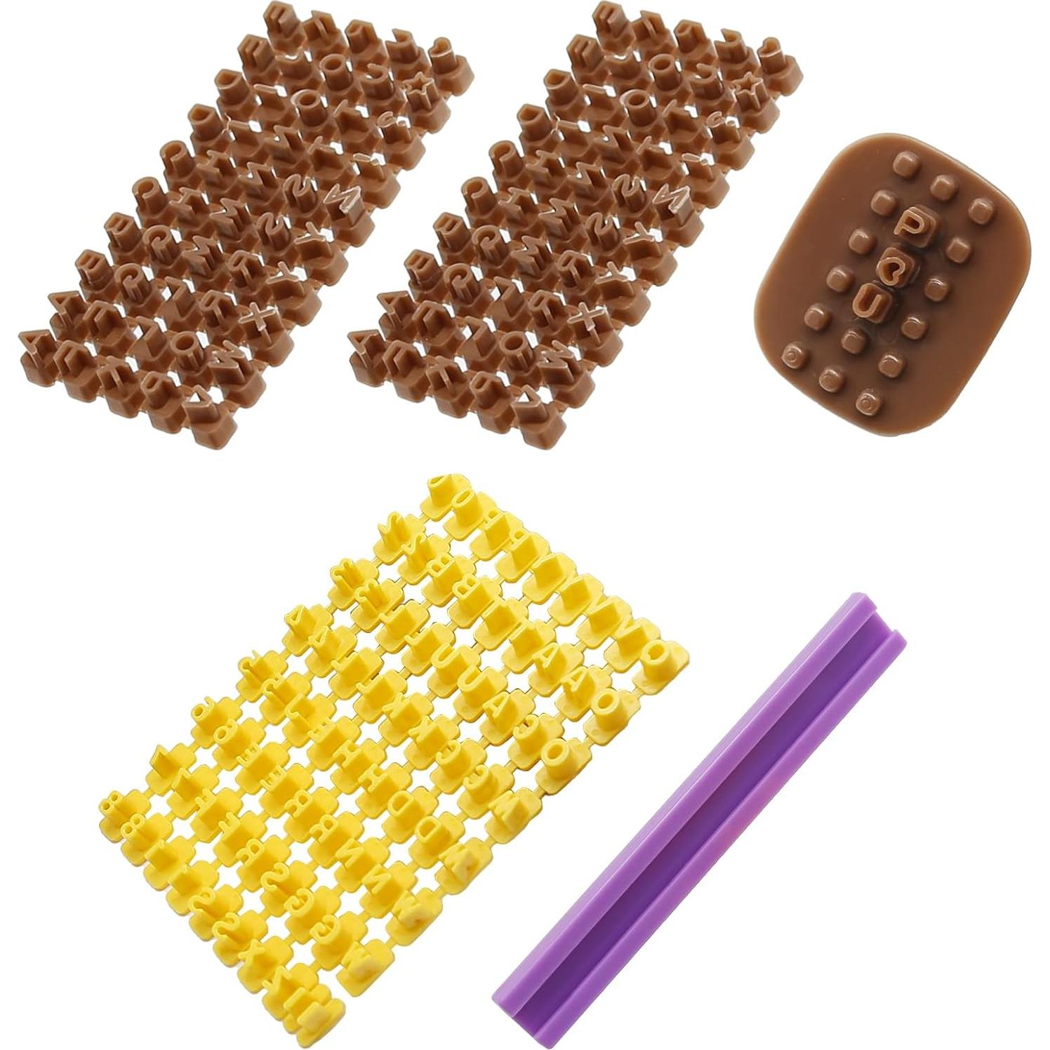 Conjunto de Cortadores de Galletas Hoypeyfiy 172 Piezas Letras y Números