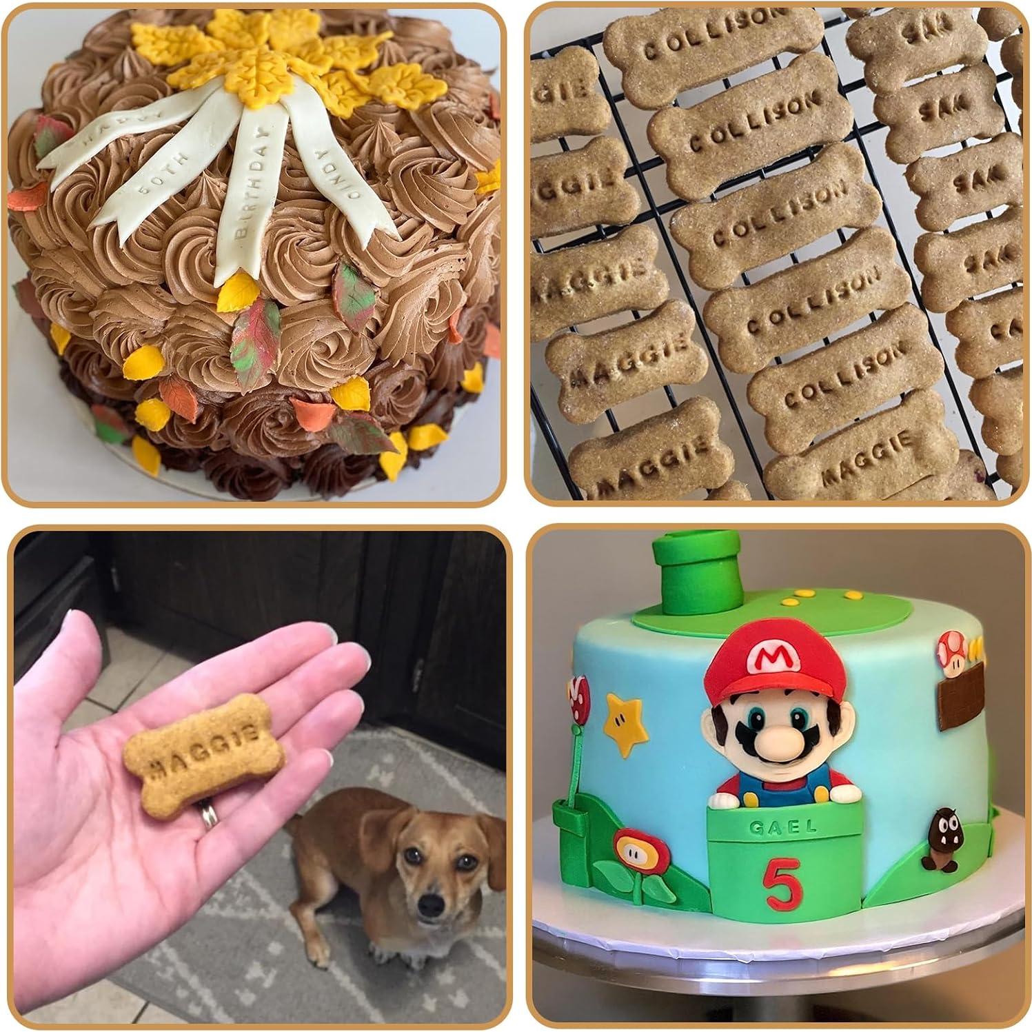 Conjunto de Cortadores de Galletas Hoypeyfiy 172 Piezas Letras y Números