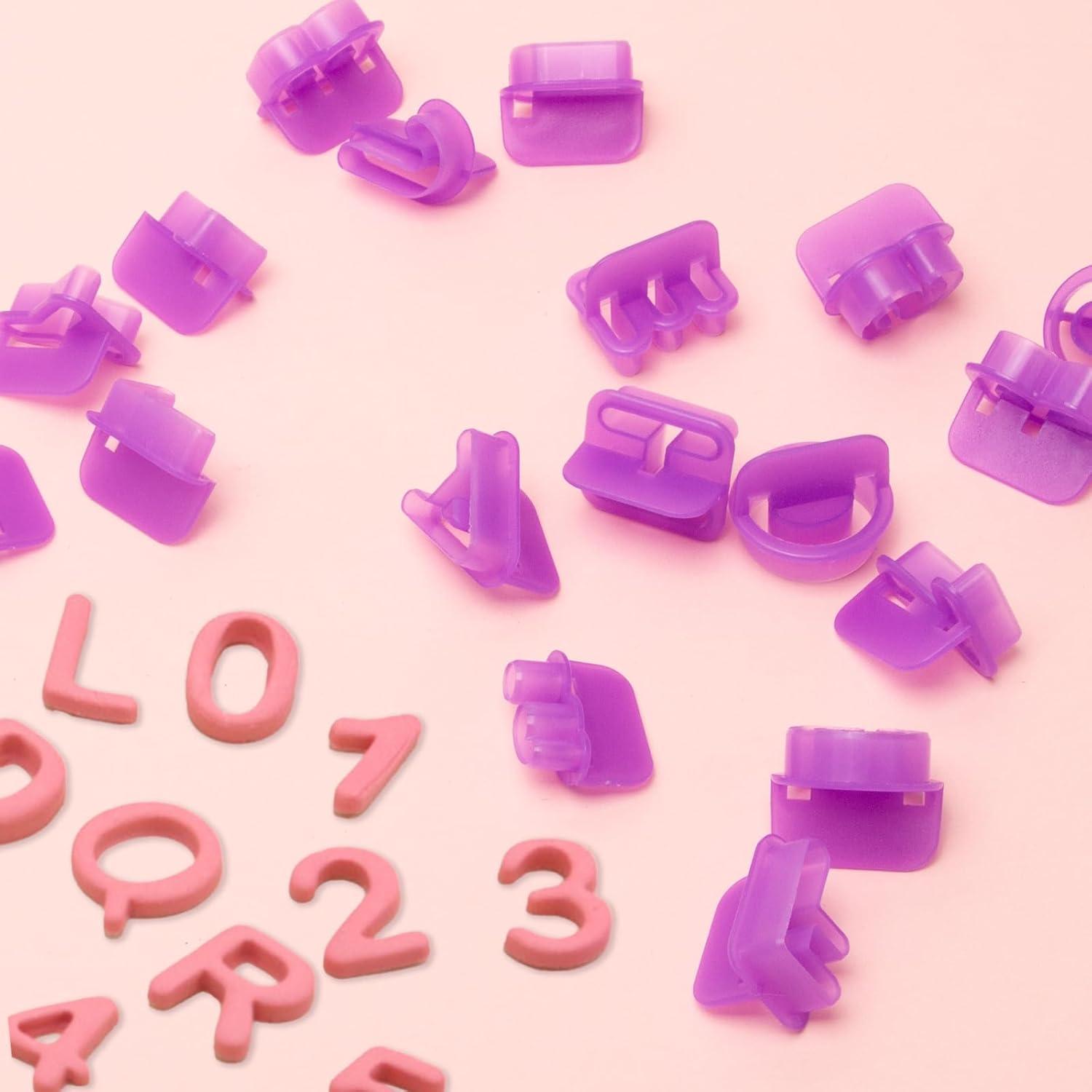 Set de 40 Cortadores de Galletas de Letras y Números Darlingao