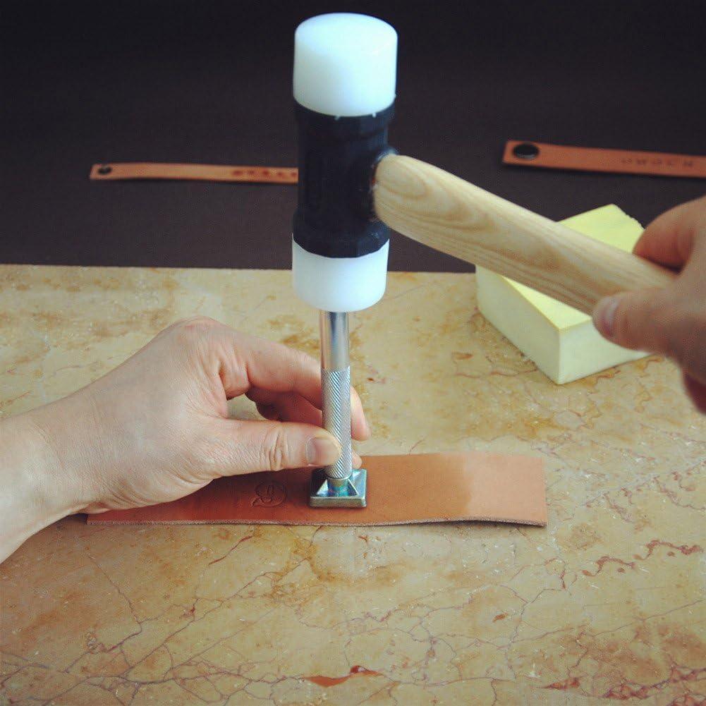 Juego de herramientas de estampado de letras OWDEN 27 piezas para cuero