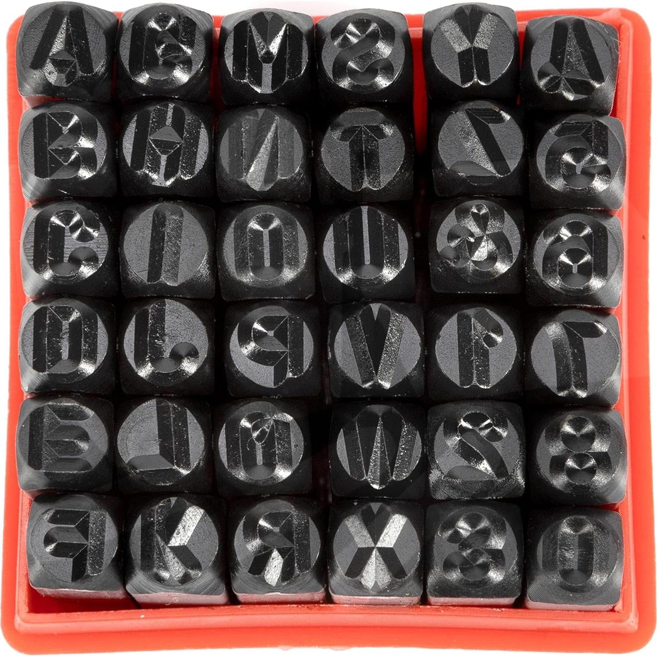 Juego de Punches de Números y Letras NEIKO 02624 - 36 Piezas