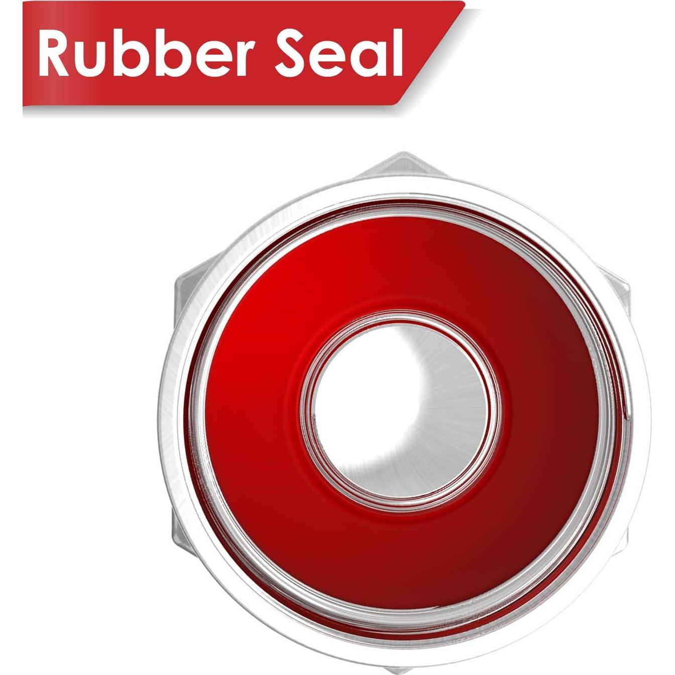 Tapas de Válvula de Neumático SAMIKIVA - Paquete de 8, Cromadas