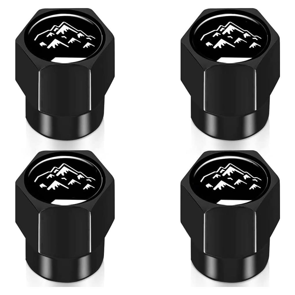 4 Tapas de Válvula de Neumático Aluminio DAOPERS para SUV