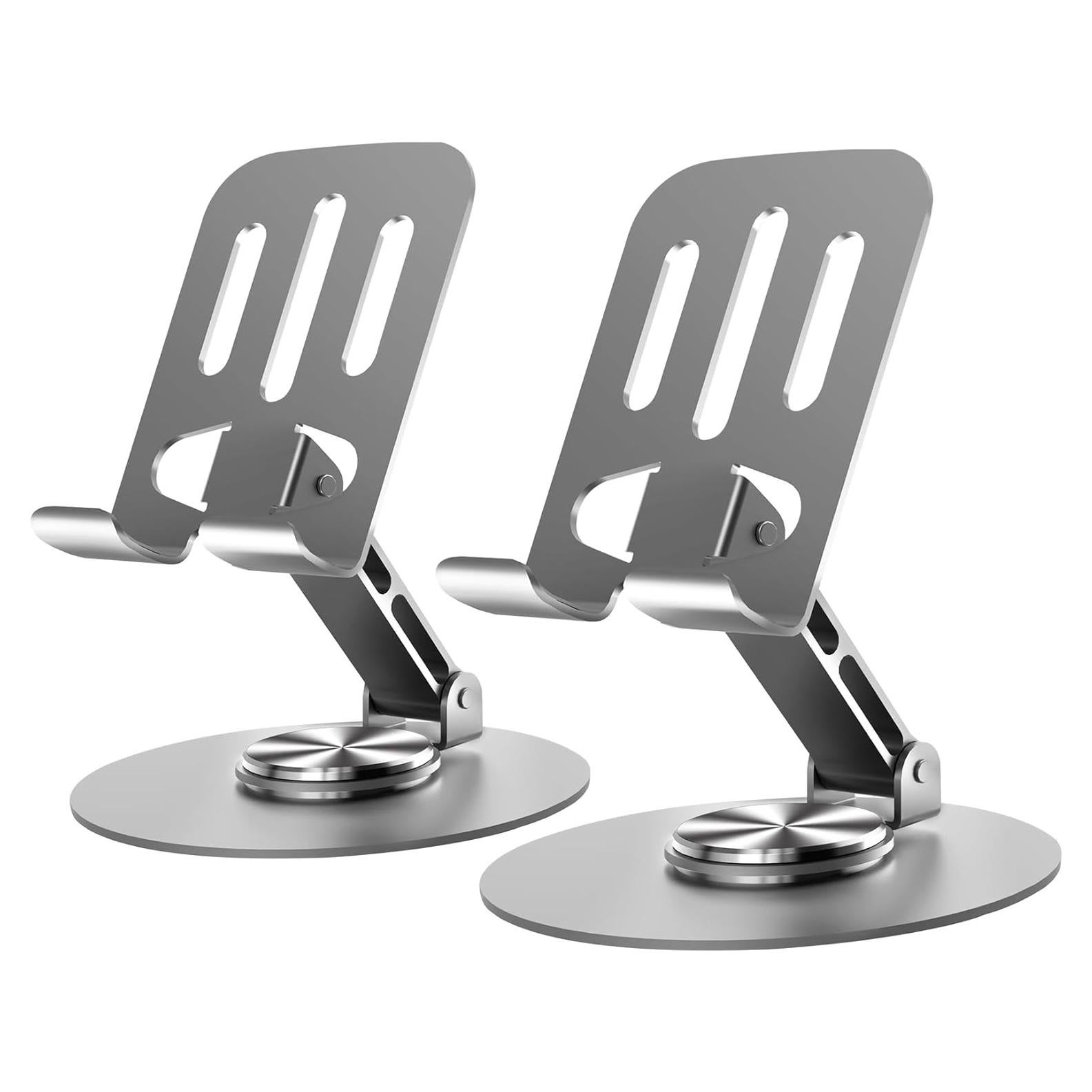 Soporte de Teléfono Lusosh Ajustable 360° Metal Gris