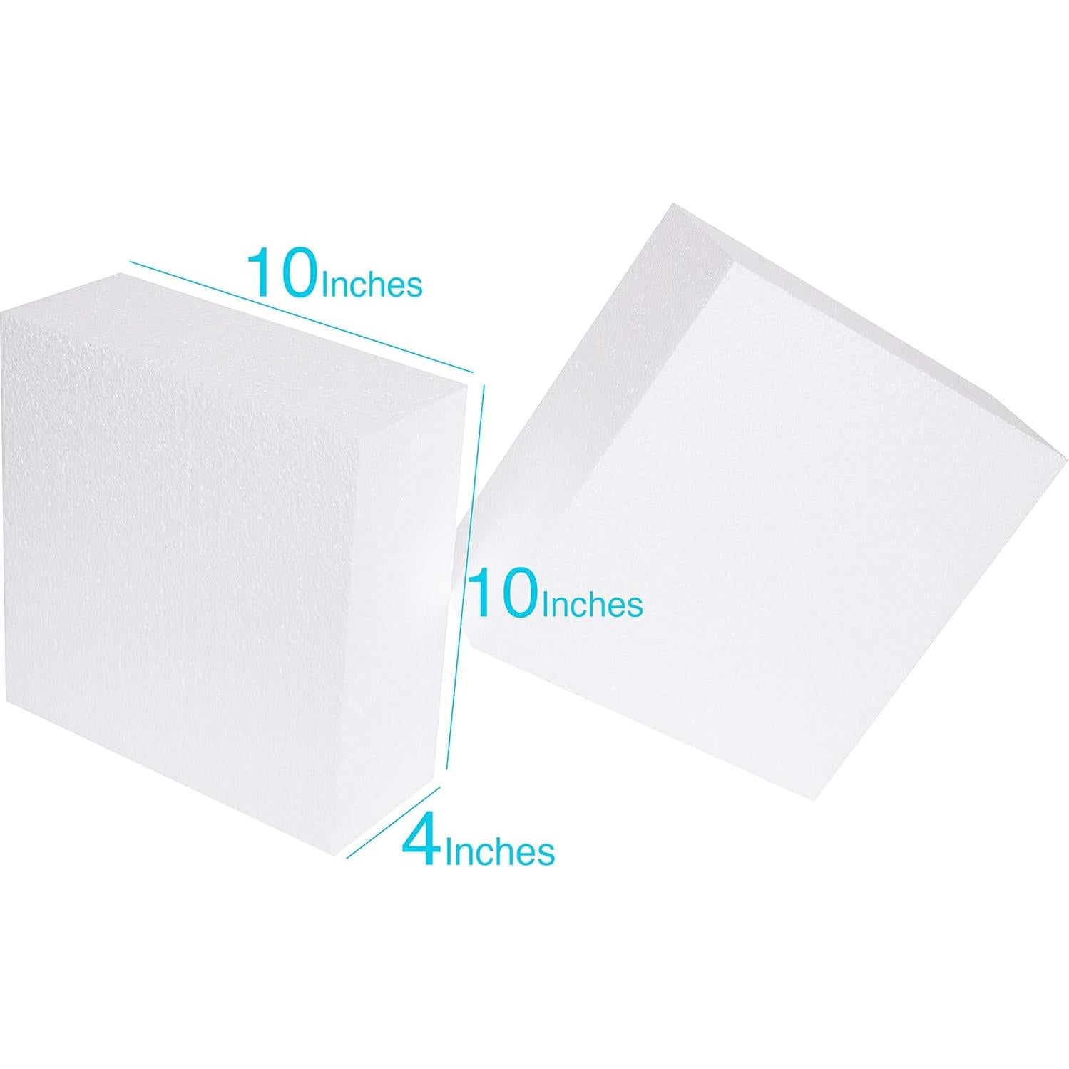 Bloques de Espuma Dura Silverlake - Paquete de 2 (25.4x25.4x10.16 cm)