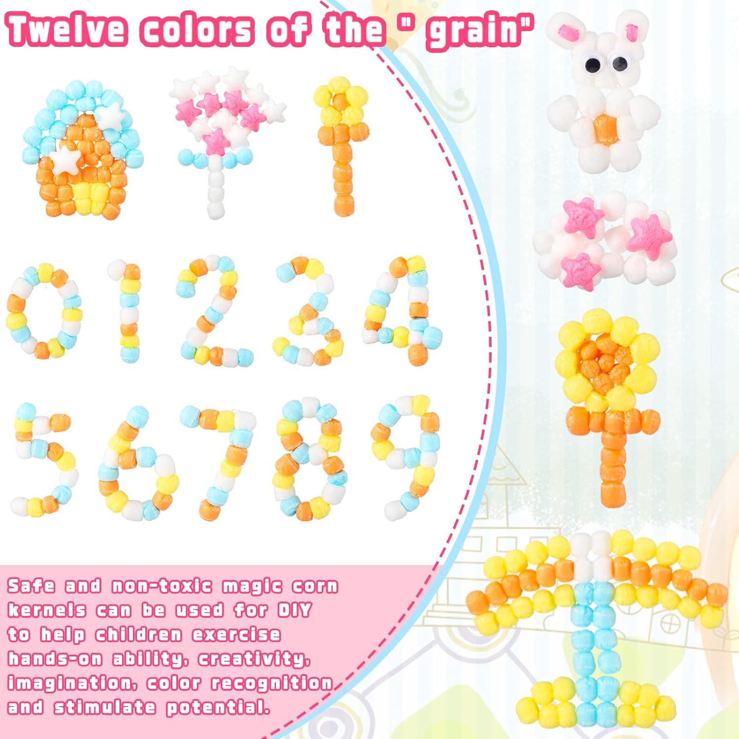 Kit de Manualidades de Maíz de Espuma Junkin 1400 Piezas