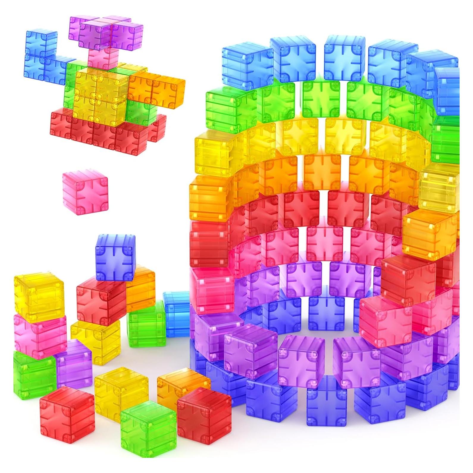 Bloques Magnéticos Translúcidos Feoxialy - 52 Piezas STEM