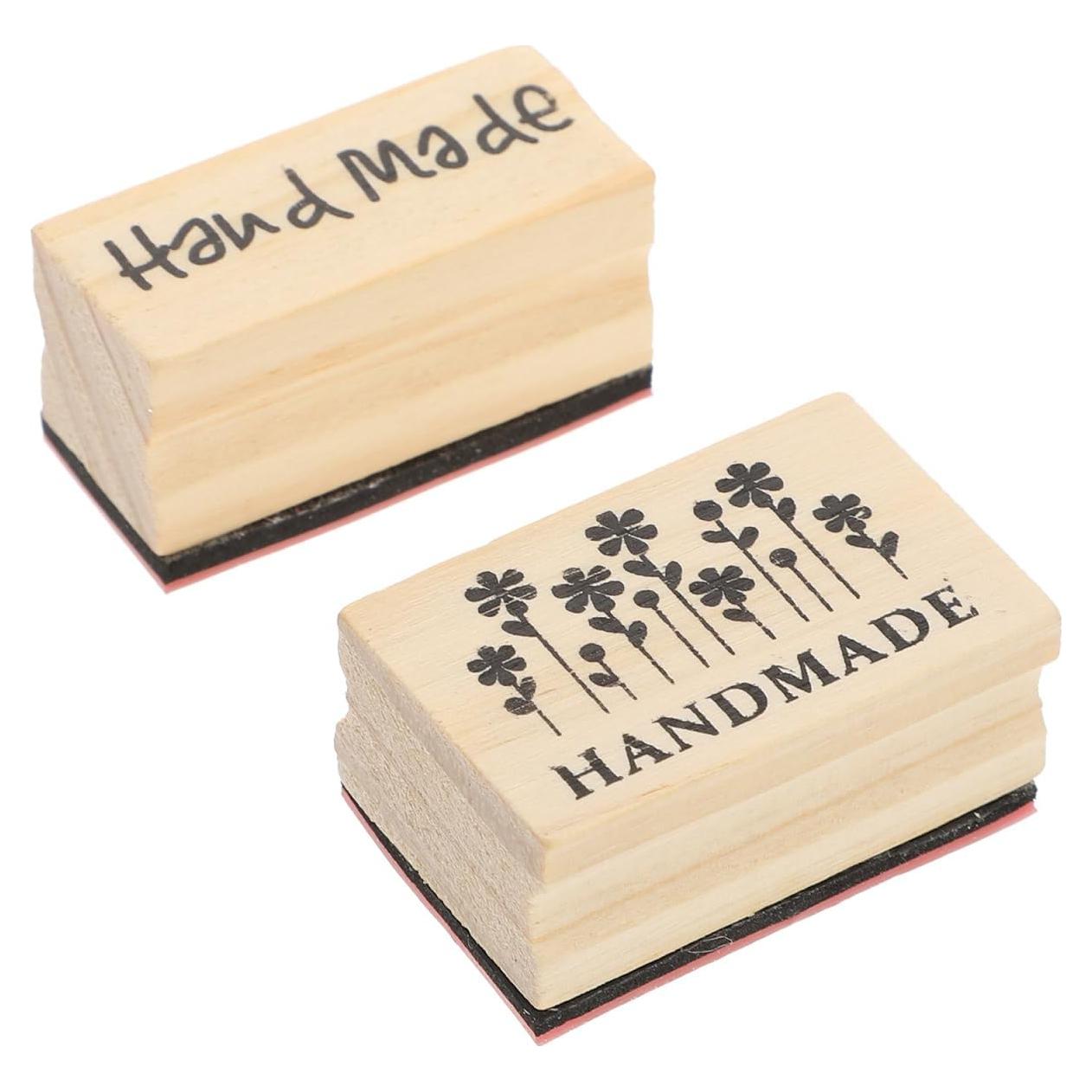 Juego de Sellos de Madera EXCEART para Scrapbooking DIY