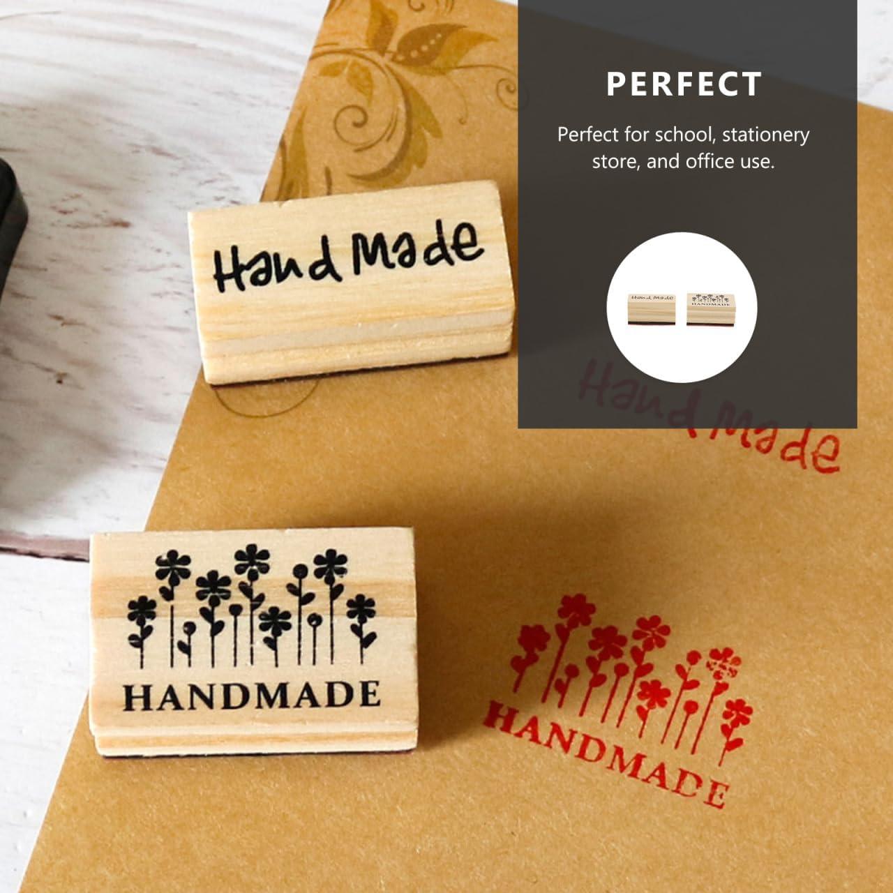 Juego de Sellos de Madera EXCEART para Scrapbooking DIY