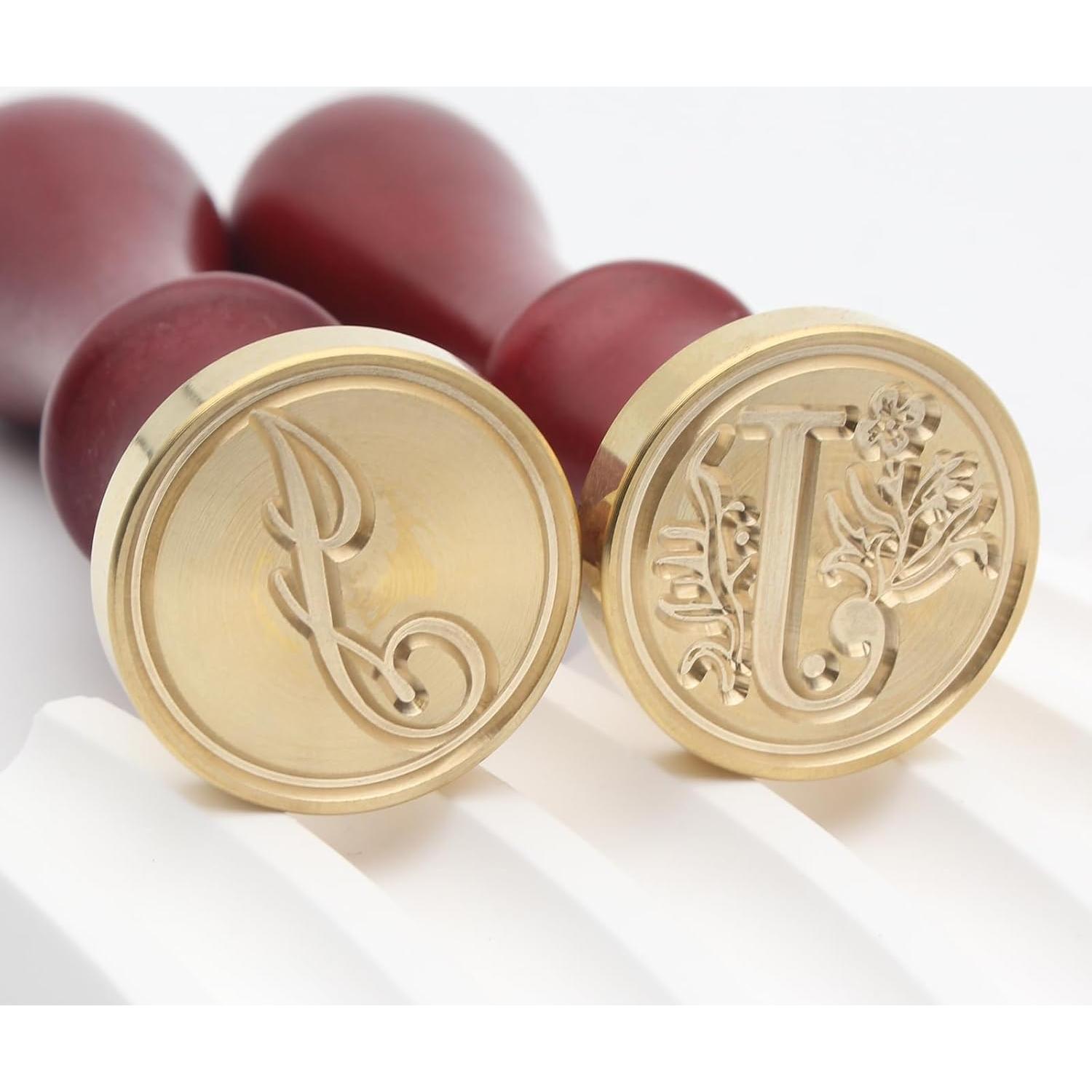 Kit de Sello de Cera Andotopee Inicial J con 200 Perlas