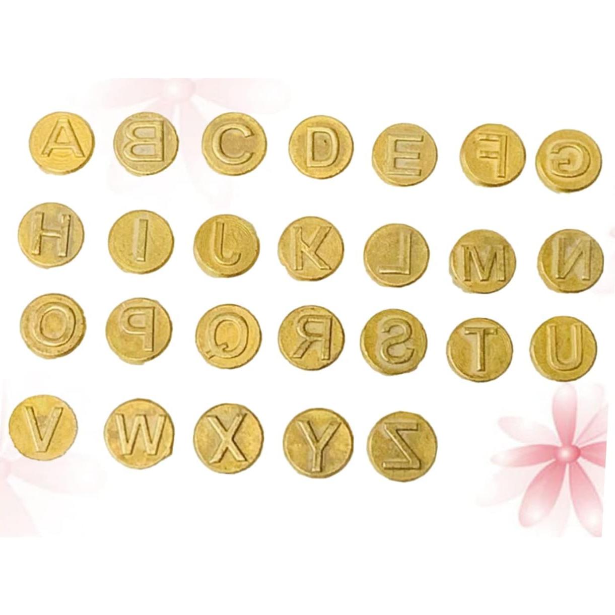 Juego de 26 Letras para Grabado de Madera Operitacx