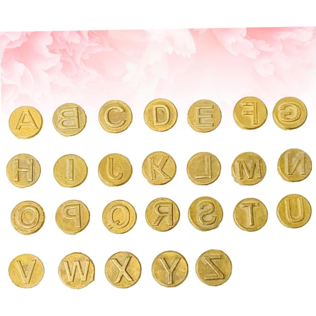 Juego de 26 Letras para Grabado de Madera Operitacx